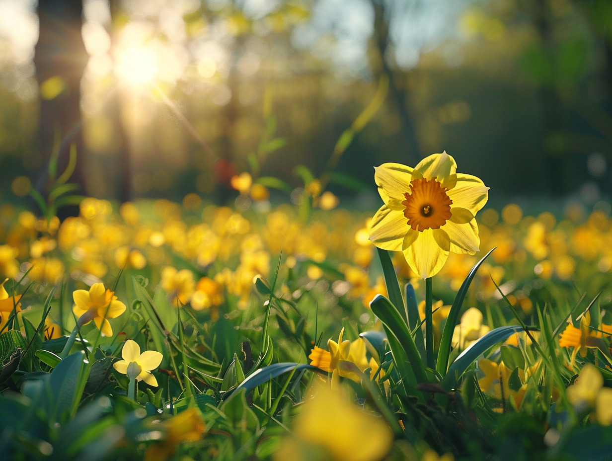 fleurs jaunes