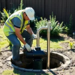 Installation et entretien d'une pompe immergée pour puits